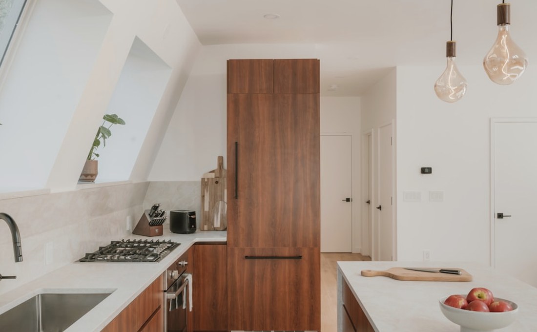 Cocina reformada para valorar distribución abierta o cerrada