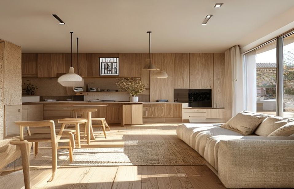Reforma de vivienda familiar en Navarcles con cocina y salón