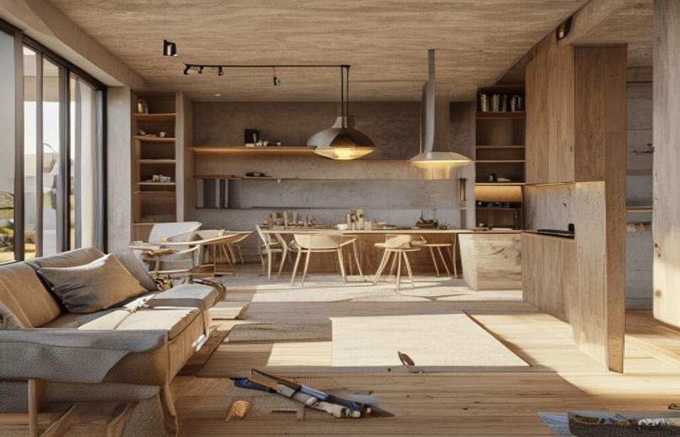 Vivienda en Navàs reformada por zonas con cocina y salón