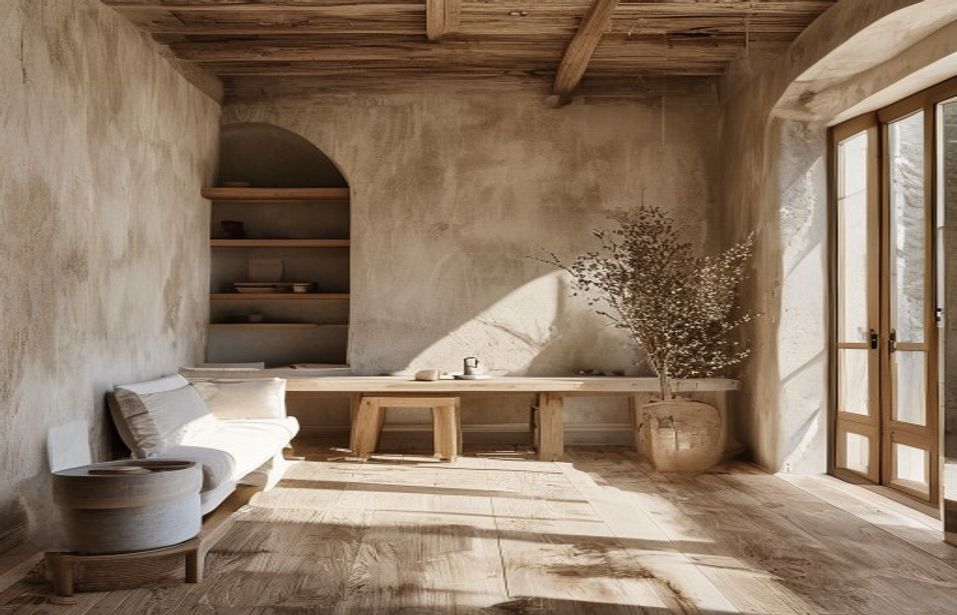 Casa reformada de forma integral en Navàs con acabados cálidos
